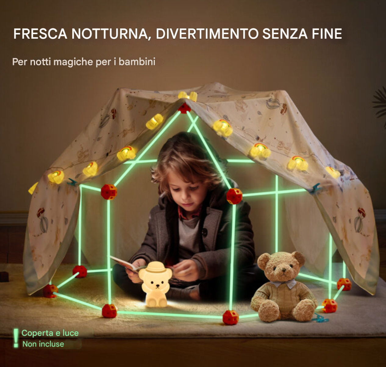 Kit di Costruzione per Forte 120 Pezzi