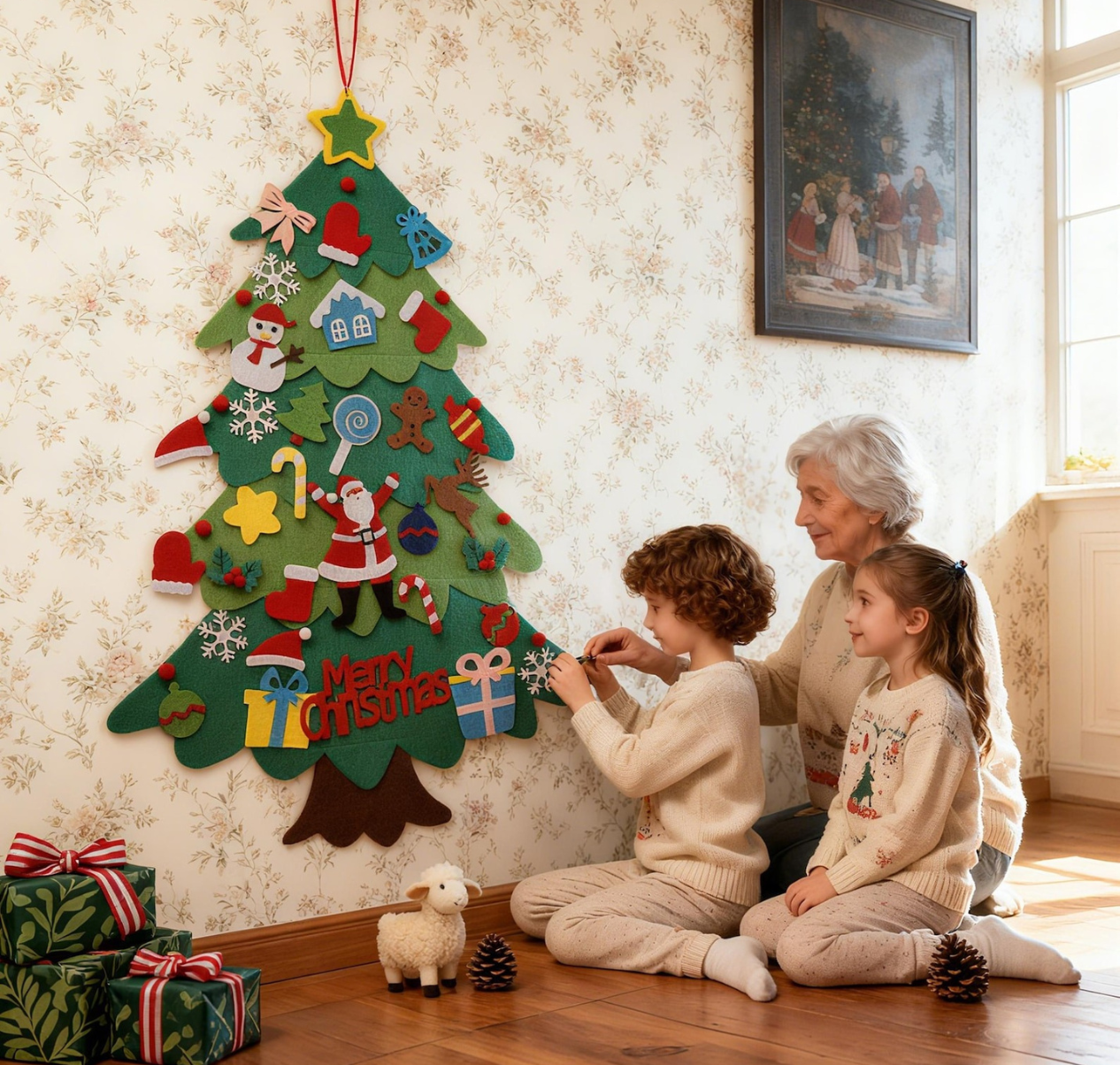 Christmas Tree for Children - 40 Decorations!