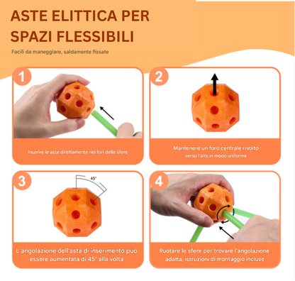 Kit di Costruzione per Forte 120 Pezzi