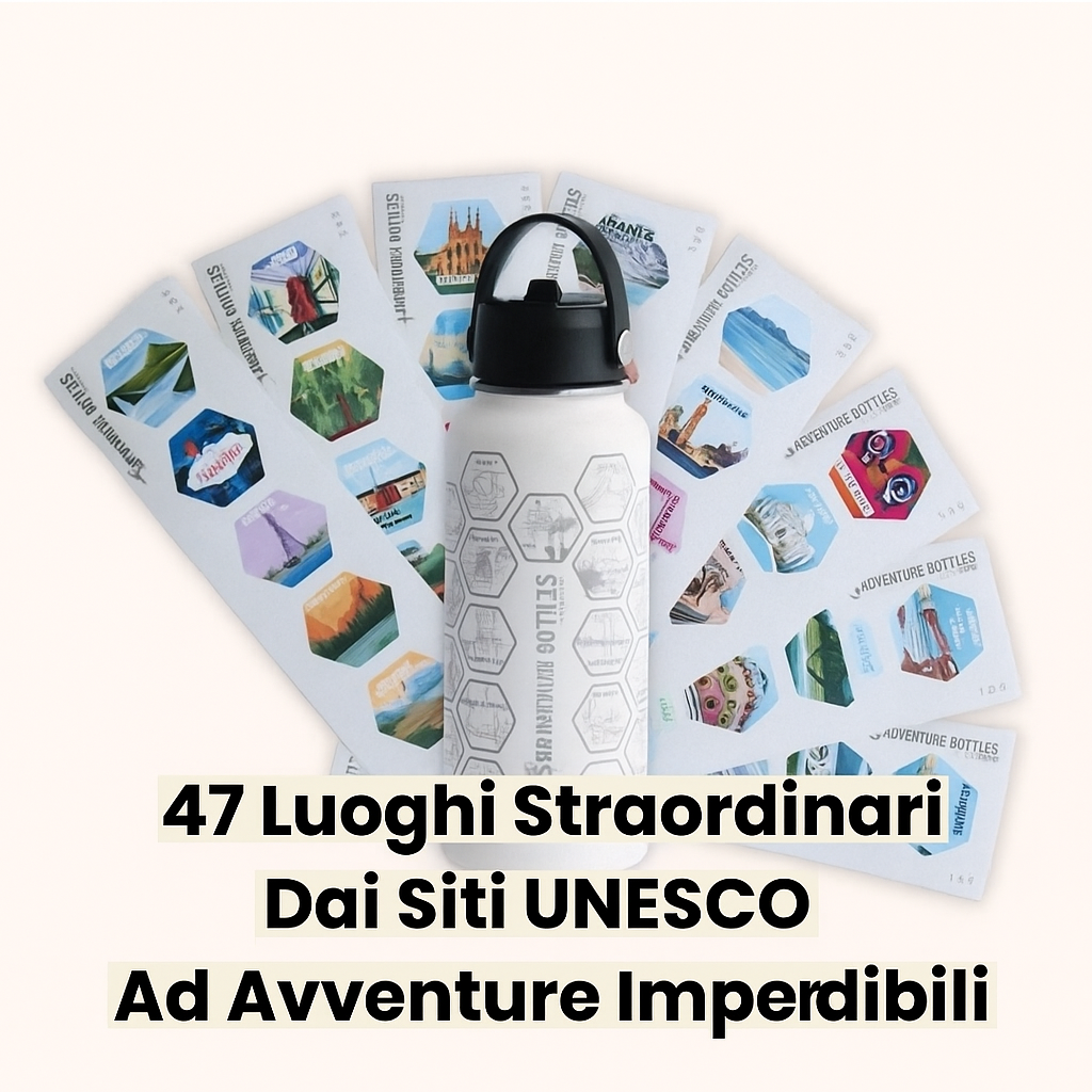 Borraccia + Stickers Viaggi
