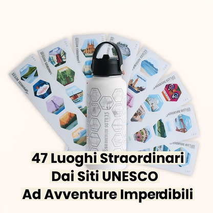 Borraccia + Stickers Viaggi