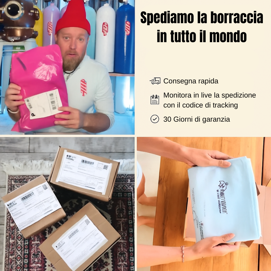 Borraccia + Stickers Viaggi